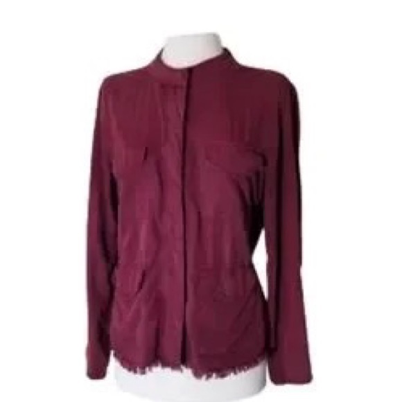 Sanctuary Plum Jacket with buttons, Size M - Picture 3 of 13